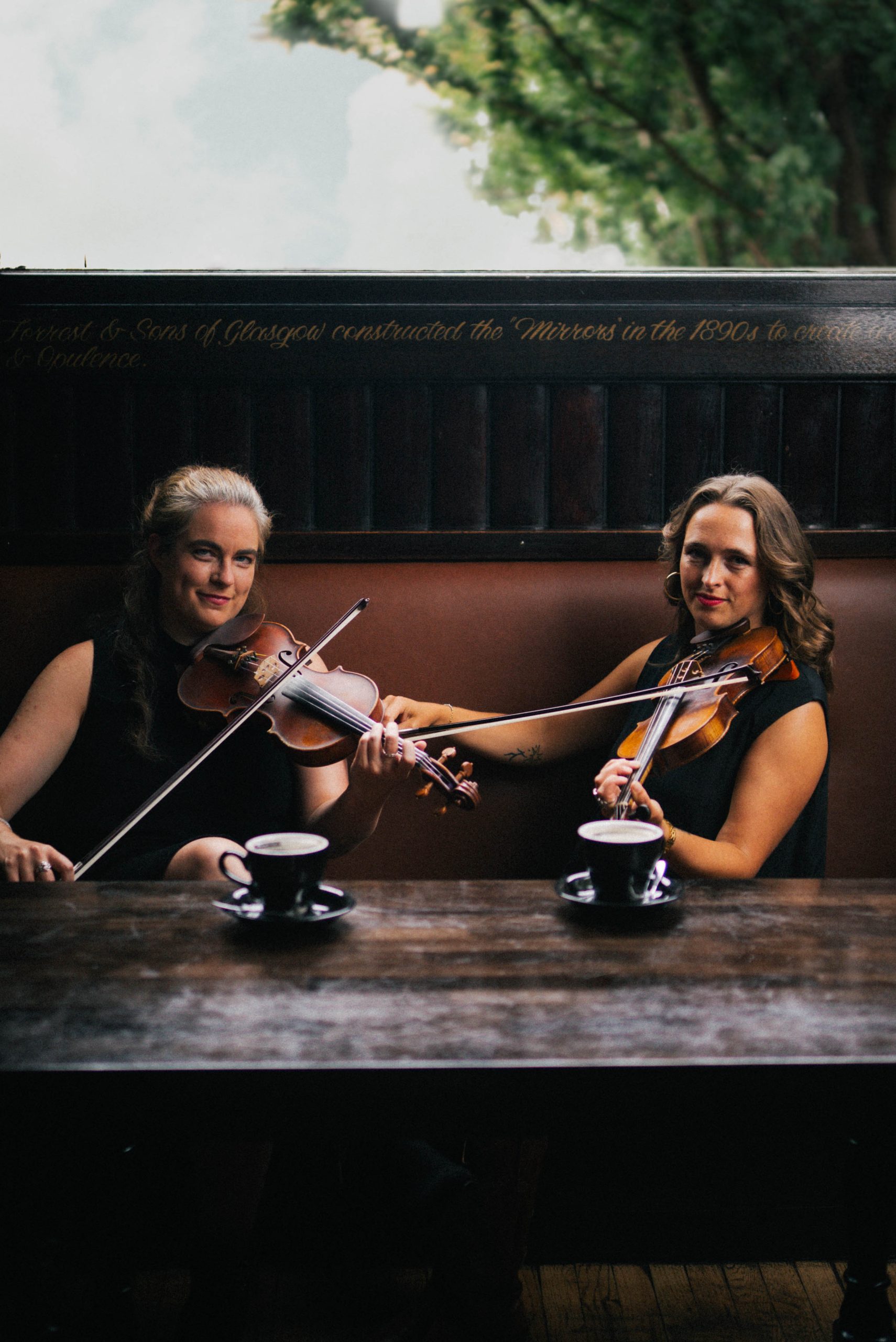 Jeri Foreman (Adelaide, now Scotland) and Grace Honeywell (USA) are dynamo multi instrumentalists