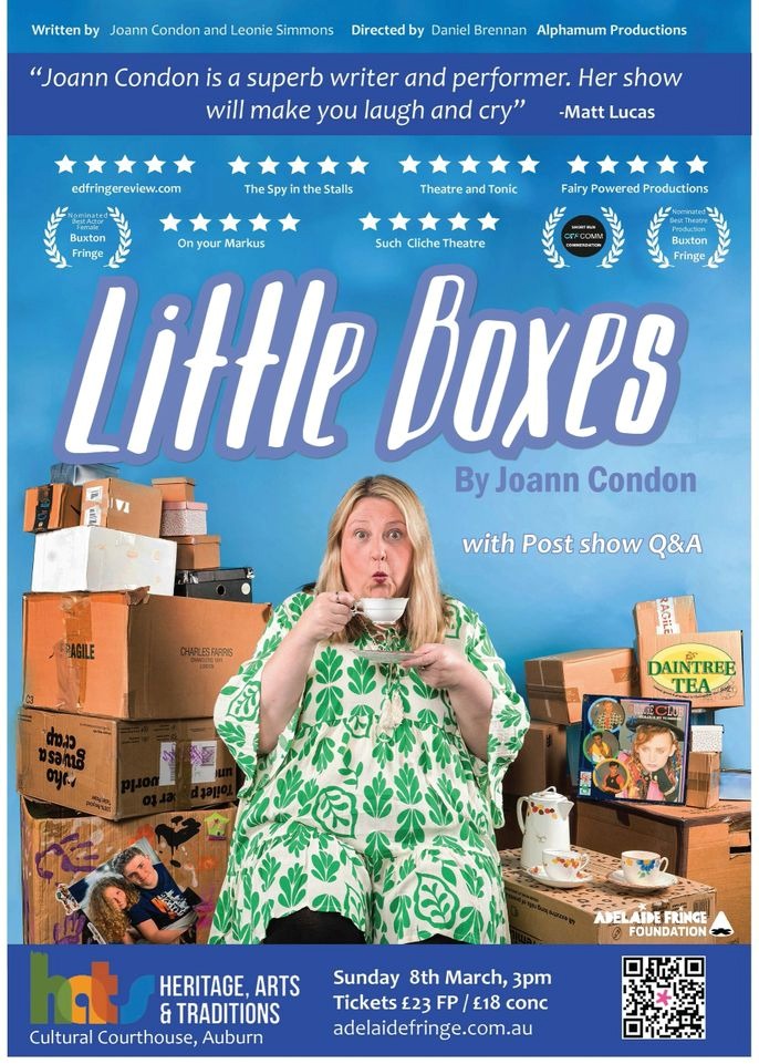 Joann Condon is a superb writer and performer