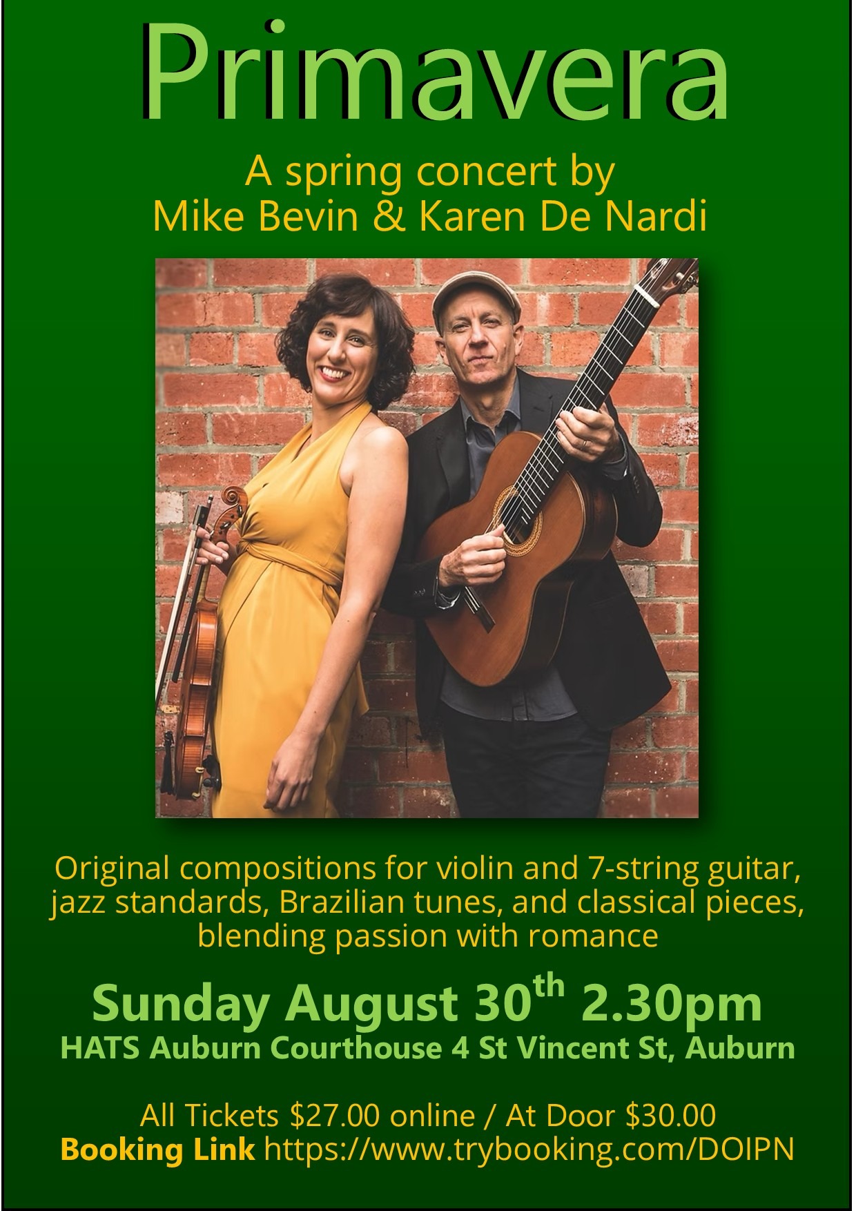 The DeNardi Bevan Duo